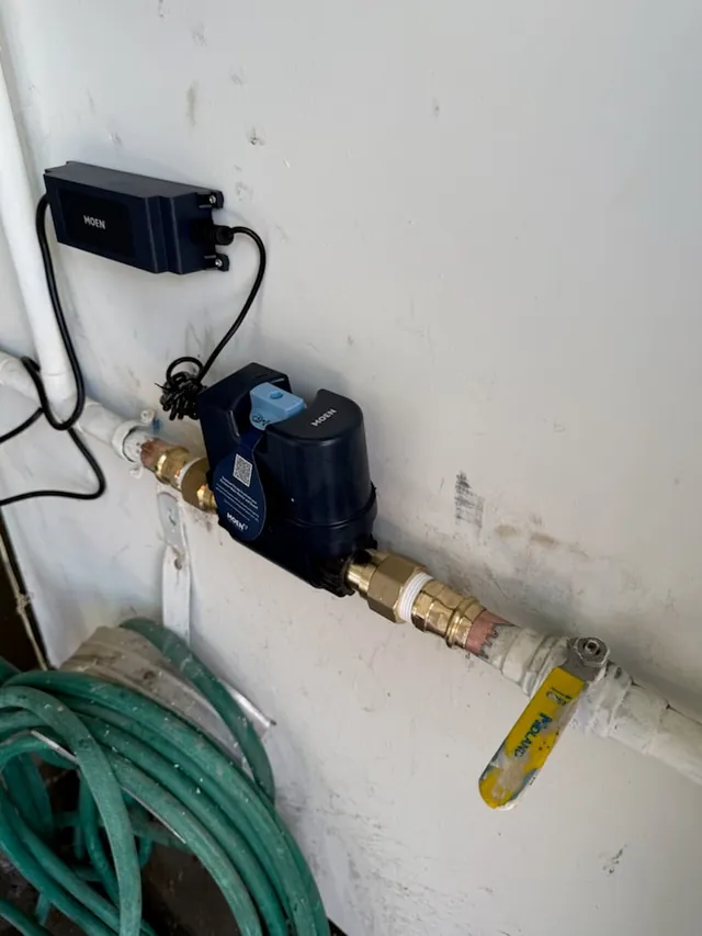 Flo by Moen smart water shutoff installation