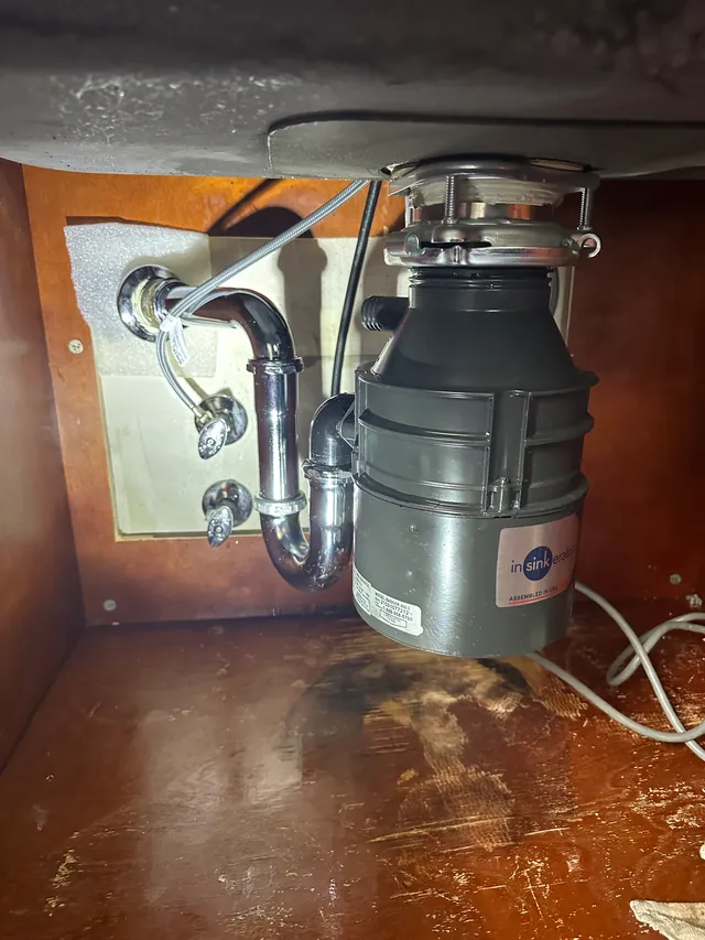 Garbage disposal installation