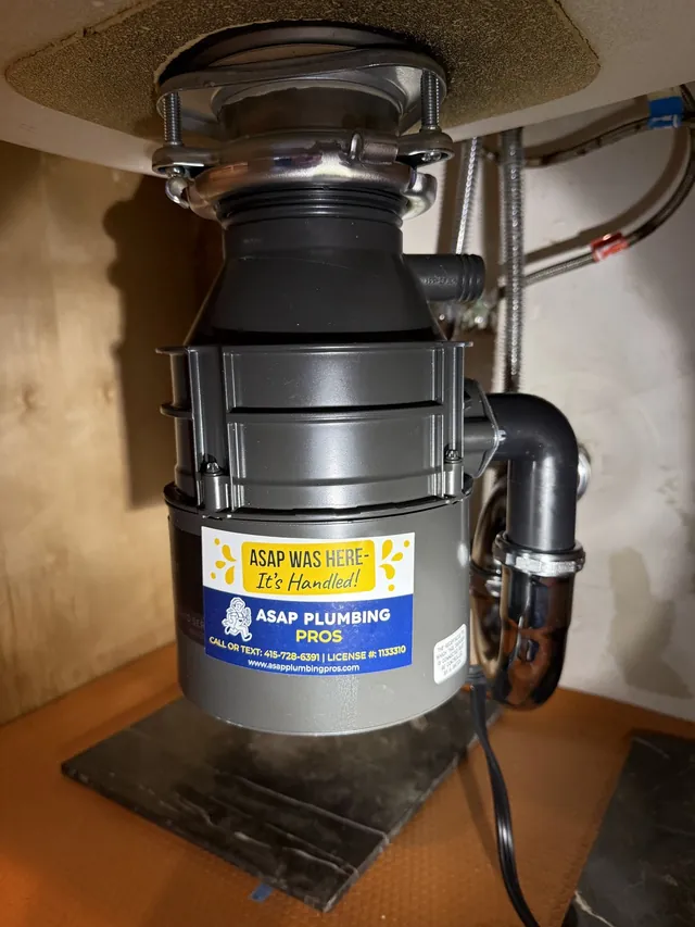 Garbage disposal installation