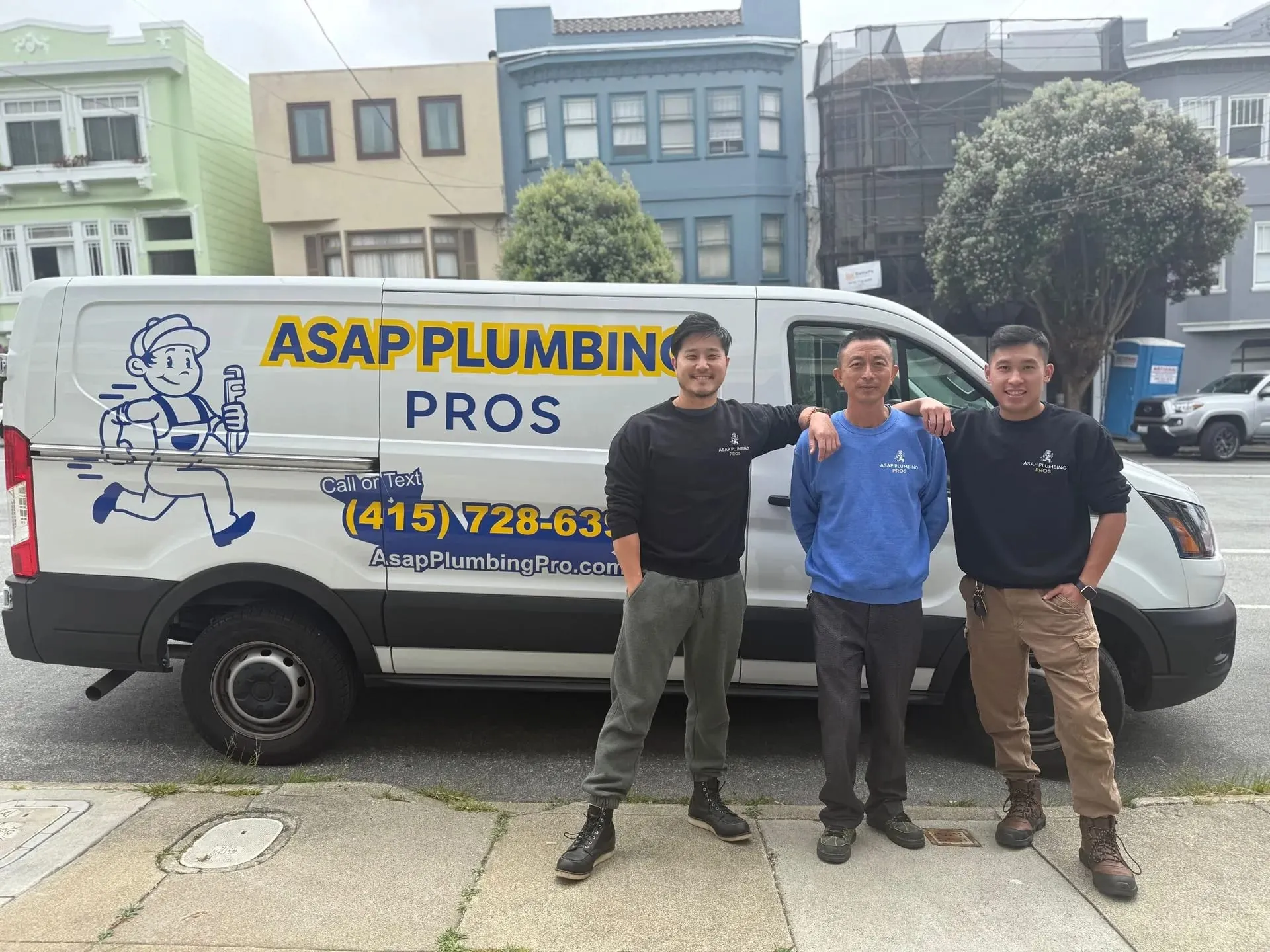 ASAP Plumbing Pros service truck