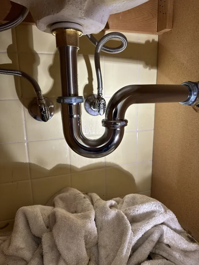P-trap leak repair