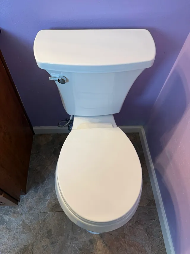 Toilet installation in California home